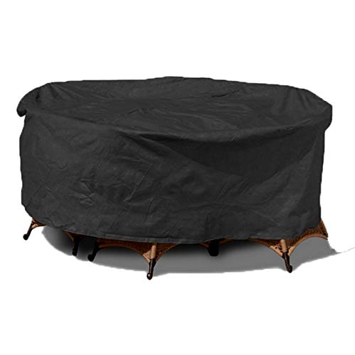 Coperture per arredo Giardino 210D Oxford, Telone Impermeabile per Esterno Mobili da Giardino Giro in Telo Copri Tavolo Giro Sedie,130cmx71cm/51in*28in