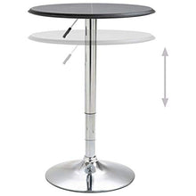 Tidyard Set 3 pz da Bar Moderno Design Alto in Ecopelle Nero/Bianco/Rosso/Grigio e MDF,Set Tavolo Quadrato e 2 Sedie da Bar Alti in Ecopelle,Set Tavolo e Sedie da Cucina Design in Ecopelle