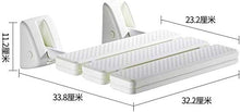 Sgabello da doccia Sgabello da bagno Ingresso Bagno sgabello pieghevole sgabello da doccia con sedia a rotelle Bagno Sgabello Anziani Bagno di sicurezza banco della parete Sgabello, sgabello bagno