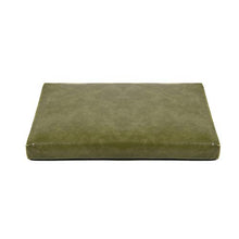 Cuscino Lungo per Panchina da Giardino Resistente e Comodo per Panca da Esterno ed Interno - con Rivestimento Verde Matcha Pelle Rimovibile
