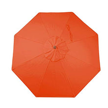 Mendler Telo Copertura per ombrelloni Rotondi HWC-C57 Ø 4m Arancione