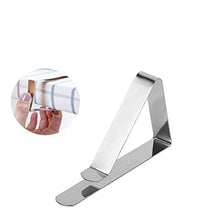 N/D 3/6/12 Pezzi Tovaglia in Acciaio Inox Clip per tovaglia Morsetto per tovaglia per casa, Feste, Picnic, Ristorante, Matrimoni (6 Pezzi)