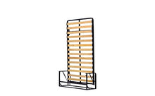Letto a Scomparsa - letto ribaltabile verticale piccolo doppio 120cmx200cm 120cm x 200cm (Letto Estraibile, Letto Pieghevole, Letto