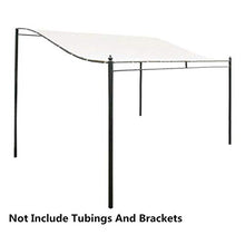 hdfj12142 Tettoia da Giardino per Esterni 300D, tettoie rettangolari per Patio, tendalino Parasole Impermeabile, Copertura Superiore in Tessuto di Ricambio (Solo Parte Superiore)-3 * 2.6