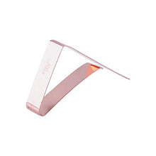 Omabeta Pratiche Clip per Stoffa da scrivania Morsetto per tovaglia Portatile in Acciaio Inossidabile Facile da Usare per Picnic per Buffet(Rose Gold)