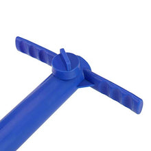 Yardwe 2Pezzi Picchetto di Supporto per ombrellone Mare Spiaggia in plastica Porta ombrellone da Spiaggia,Blu (14,9 x 9,8 x 3,1 Pollici)