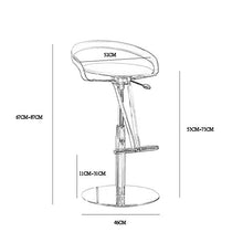 ZWJ-sgabelli da bar regolabili in acciaio sgabelli da bar per la colazione a casa bancone cucina bar sgabelli con poggiapiedi e sedili ergonomici (colore: marrone)