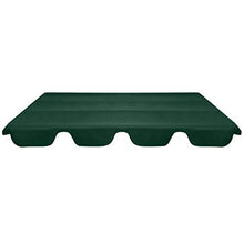 Festnight Copertura Baldacchino di Ricambio per Dondolo da Giardino Verde 249x185 cm