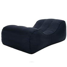 MINMINA Divano Gonfiabile Divano Pigro Divano Gonfiabile Pigro Esterno Letto d'Aria Portatile in Nylon antistrappo Materiale 5 Secondi Gonfiabile 75 * 50 * 30cm, Rosso