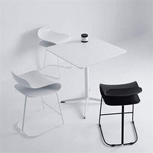 GYPPG Sgabelli Bar Moderni in Ferro - per casa/Ufficio - Sedie ergonomiche bancone Cucina per la Colazione - Sedile in plastica ABS Ecologica - Carico Massimo 200 kg