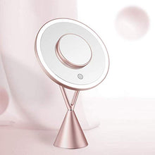 Specchio da trucco con lampada da tavolo LED luce 5x lente d'ingrandimento Riempimento luce da scrivania specchio xuan - vale la pena avere (Colore: -, Dimensioni: -)