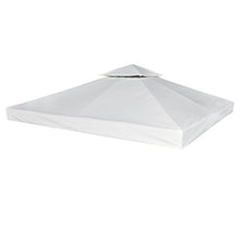 Festnight Telo Impermeabile Ricambio per Gazebo 310g/m² Bianco Crema 3x3m