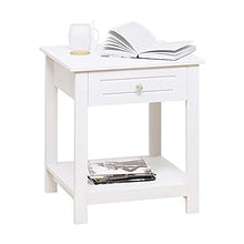 PIVFEDQX Mobili Tavolino, Comodino Bianco Comodino Comodino Camera da Letto Set Organizer in Legno Armadio con cassetti