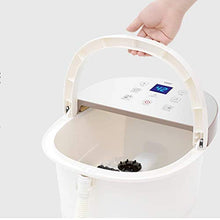 ZSQDSZ Massaggiatore per pediluvio con termometro, Piedi per Macchina da Bagno Piedi per ammollo Vasca Caratteristiche per Vibrazione, Massaggio con rulli Spa, per alleviare l'affaticamento