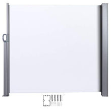 Oumefar Accessori per Esterni con Rivestimento Impermeabile Retrattile per Tende da Sole per spogliatoi da Ufficio(Beige)