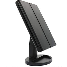 Hancoc. Sensore tattile Pieghevole a Tre Lati a LED Lente d'Ingrandimento Batteria di Ricarica USB Doppio Specchio Triplo for Trucco/Specchio