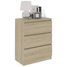 XHCP Credenza, Comodino, Comodino, Divano Letto, Mobile Laterale per Soggiorno Camera da Letto Camera da Letto Sonoma Rovere 60x35x76 cm truciolare
