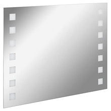 Fackelmann - Set di mobili da Bagno in Stile Rustico Marrone, con Specchio da Bagno a LED, 110 cm, 3 Pezzi
