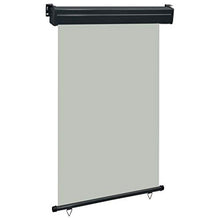 vidaXL Tenda Laterale per Terrazzo 120x250 cm Grigia