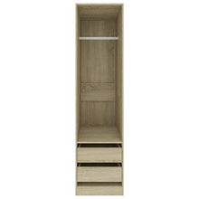 Tidyard Armadio con Cassetti Rovere Sonoma 50x50x200 cm in Truciolato