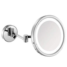 SHY Specchio per Il Trucco con luci, Specchio per Il Trucco Specchio per Il Montaggio a Parete Specchio cosmetico con ingrandimento 3X Specchio da Bagno da Barba allungab