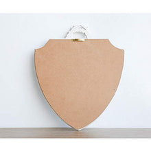 Specchio da Parete in Resina: per ingressi, soggiorni, bagni, specchi per la casa Decor 39,5 x 46,5 cm (Bianco)