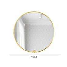 Specchio da Bagno in Lega di Alluminio Specchio da toeletta da Bagno Specchio da Parete Specchio da Bagno Specchio Rotondo in Stile Nordico Specchio HD