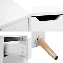Q-HL Comodino Set di 2 Comodini per Mobili da Comodino Comodini per La Camera da Letto Soggiorno con 2 Cassetti 45 * 35 * 56,5 Cm - Bianco