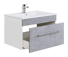 Set di mobili da bagno SANTINI 75 (5 pezzi) grigio cemento
