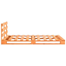 SKM Giroletto in Pallet Marrone Legno Massello di Pino 120x200 cm (36.85kg)