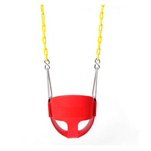 Bluting - Altalena da giardino rotonda, altalena per bambini, con moschettoni e cinghie da appendere, per bambini e adolescenti rosa