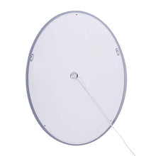 Beliani Specchio da Bagno a Parete Ovale con Illuminazione LED 60 x 80 cm Mazille