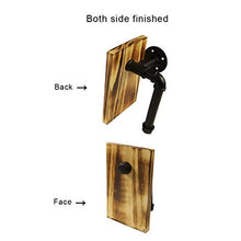 &ripiano di stoccaggio Mensole a muro, Ferro battuto tubi Rack, bagno da parete titolari Hanging tovagliolo di carta, di conservazione e sulla Scaffali (30 * 20cm) Scaffale di finitura