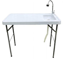 Tavolo da campeggio Fiesta con rubinetto pieghevole tavolo da giardino 60 x 116 x 86 cm