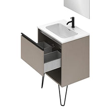 Amizuva Yoko Mobile da bagno, in legno, 60 cm, 3 pezzi