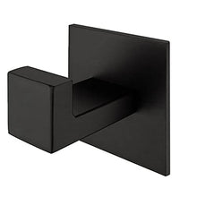 Melairy 4 Pezzi Portasciugamani Set di Accessori di Ferramenta di Bagno di Parete Porta Asciugamani Bagno,Porta Salviette,Porta Carta Igienica,Ganci SUS304 Acciaio Inossidabile Nero