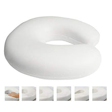 LBLQWE Cuscino a Forma di U, Memory Foam per Massaggio, Collo Rimovibile a 360 °, Spalla, Supporto per Dormire, Supporto per Laptop, Adatto per Aerei da Viaggio-Blue