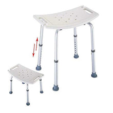 Jiangang- Sedile aiuti Senza Schienale Sedia Regolabile in Altezza di Slittamento Non Toilet Seat disabili Home Guadagnare Bambini Anziani Gravidanza Bagno Doccia Sgabello