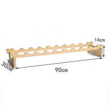 GJSN Cremagliera per Vino, Semplicità Forte Cuscinetto Del Carico Resistente Facile da Installare Può Essere Sovrapposto a Risparmio Bello e Salvaspazio,90 * 30 * 14 cm,90 * 30 * 14 cm