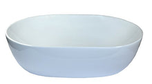 1 lavabo in ceramica ovale piccolo lavabo lavabo in ceramica lavabo bagno 49 x 35 cm.