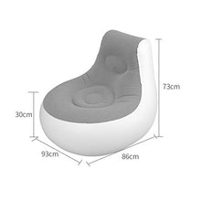 JIE KE Divano Lazy Sofa-Gonfiabile Pieghevole per Uso Interno o Esterno Comodo Divano (Colore : Green)