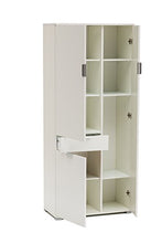 MeMi Me400BIA Armadio, Legno, 36.5x75x174 cm, Bianco