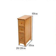 Kindergarten Toy Cabinet Di legno solido immagazzinaggio del cassetto dell'armadio da cucina Gap Bagno Governo di immagazzinaggio Governo Limita fessura Governo di immagazzinaggio Per corridoio, soggi