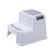 DXXWANG Step Sgabello Sgabello per Scarpe Poggiapiedi Sgabello Basso Sgabello per Bambini,Leggero Antiscivolo Plastica Soggiorno Bagno Camera da Letto Giardino Bagno/Verde / 32×36×26cm