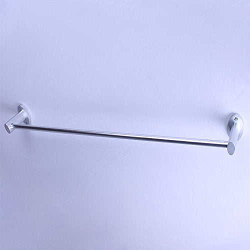 MBYW moderno minimalista portasciugamani portasciugamani da bagno portasciugamani in alluminio anodizzato bagno singolo polo audace portasciugamani adatto per bagno, camera da letto