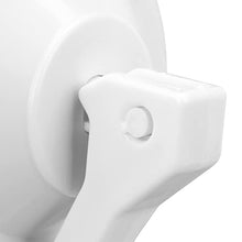 Relaxdays Ganci a Ventosa Forte, Set da 12 Appendi Accappatoi, 2 kg di Carico Ognuno, Appendi Accappatoio XL, Bianco