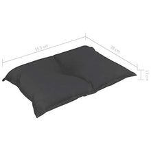 3 pz Cuscino spalliera per Divano in Pallet, 160g/㎡ Poliestere, Comoda spalliera, per mobili e Arredamento da Giardino, in Tessuto