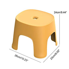 ECSWP QWBGJSNM Banco Casalinghi Bagno Sgabelli Row Sgabelli Bagno plastica Sgabello Ispessimento dei Bambini for Adulti Piazza Pratico Sgabello Piccolo banco (Color : B)