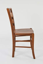 Tommychairs - Set 4 sedie modello Cuore per cucina bar e sala da pranzo, robusta struttura in legno di faggio color noce chiaro e seduta in legno