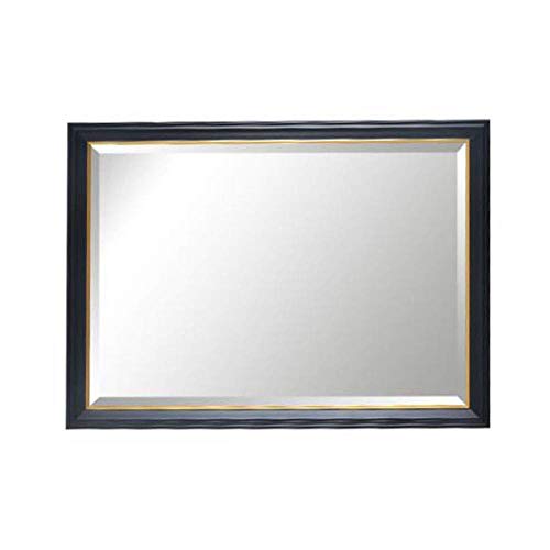 AJH Specchi da Bagno Specchio da Parete Specchio da Trucco Specchi da Bagno Specchi da Bagno Specchi da Parete rettangolari con Cornice Grande Specchio da toeletta smussa